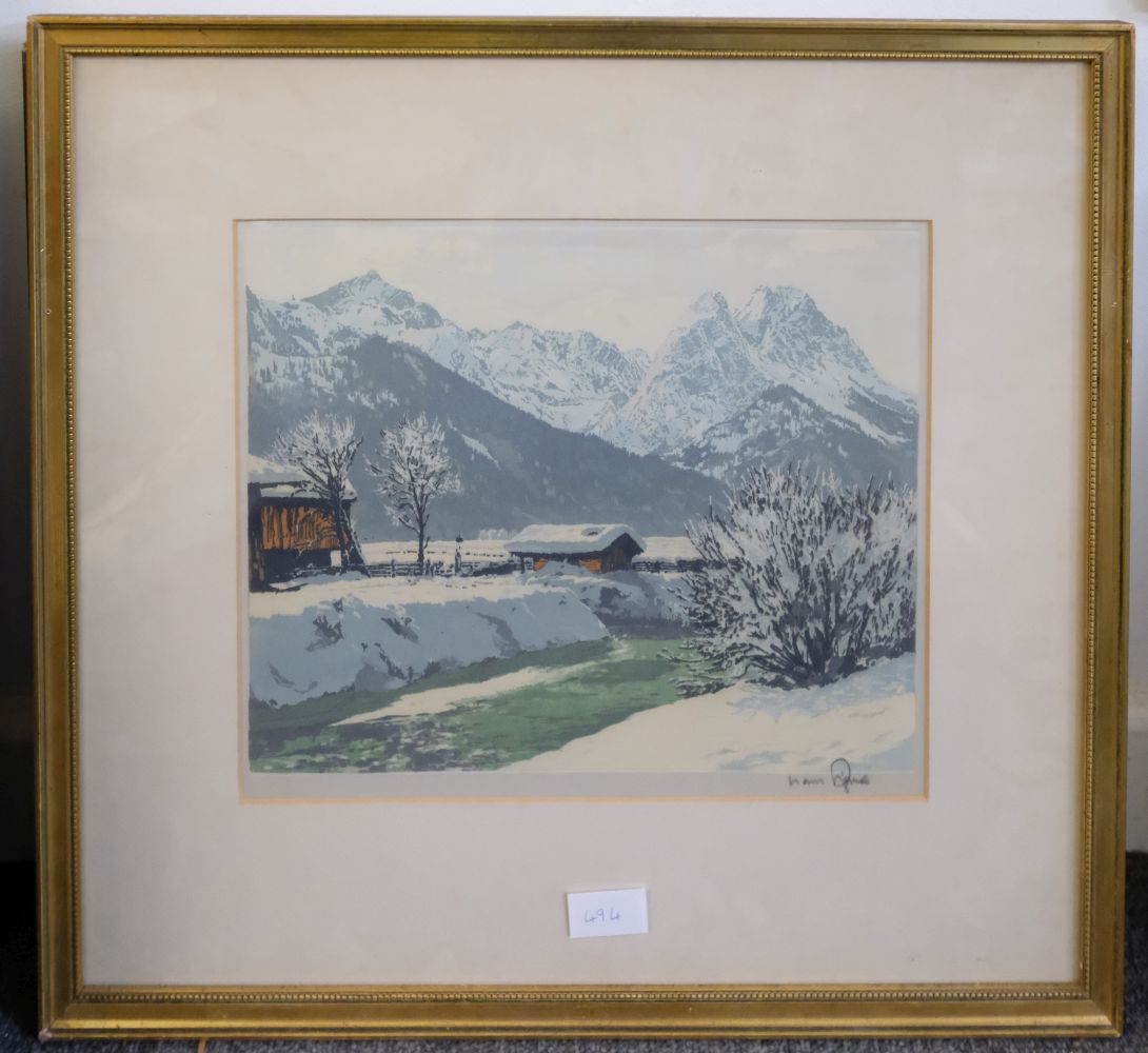 * Figura (Hans, 1899-1978). Three Tyrolean Scenes - Image 9 of 10