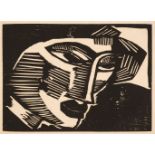 ARR * § Rottluff (Karl Schmidt, 1884-1976). Frauenkopf, 1916