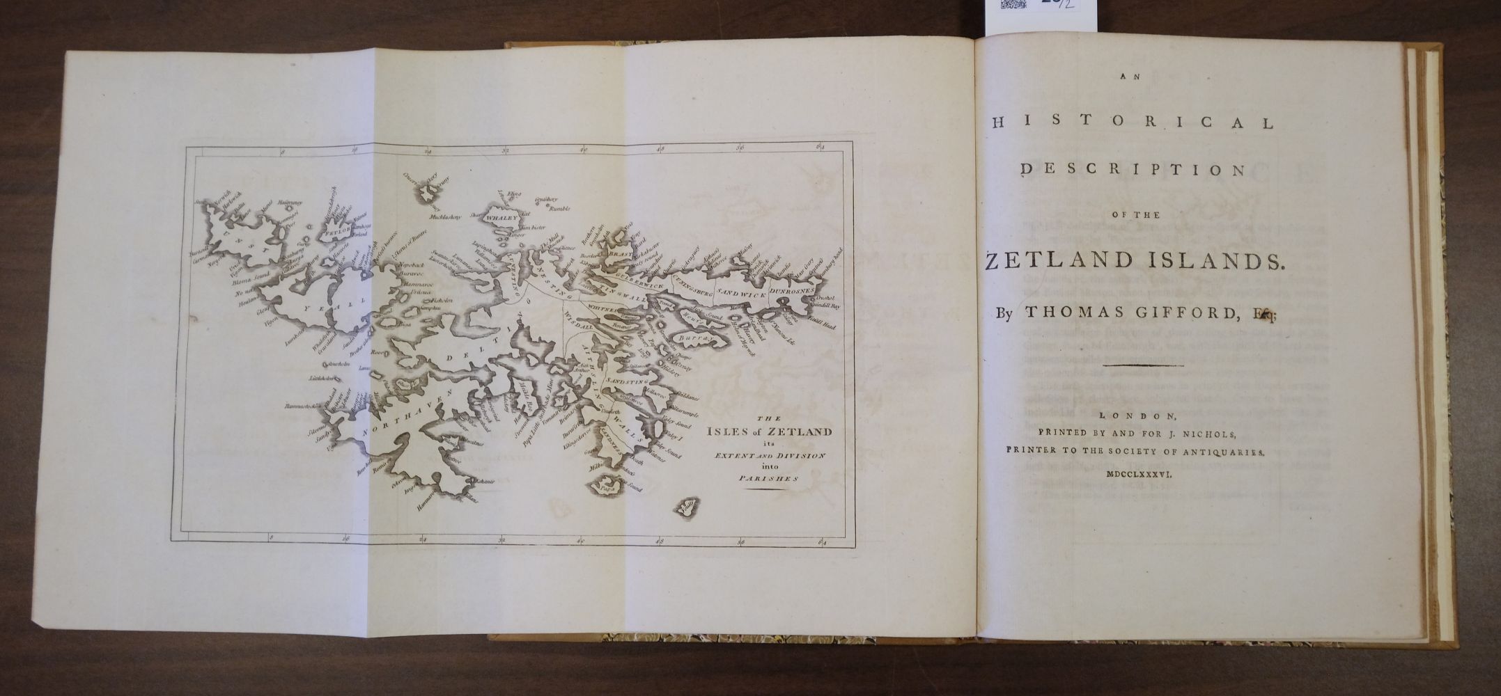 Gifford (Thomas). An Historical Description of the Zetland Islands, 1786 - Image 5 of 7