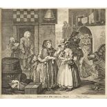 * Hogarth (William). The Harlot's Progress (complete), early 19th-century impressions