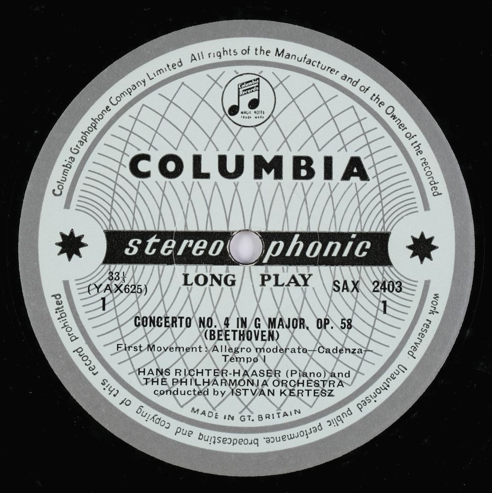 * Classical Records. Three Columbia SAX original UK first stereo pressings (SAX 5267, 2403 & 2335) - Image 6 of 9