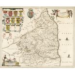 Northumberland. Blaeu (Johannes), Comitatus Northumbria vernacule Northumberland, 1648
