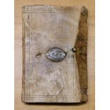 Manuscript account book. A pocket book of farming accounts & rents, 18th century