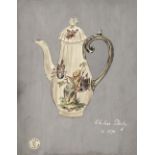 * Derby Porcelain. An illustrated manuscript catalogue of The Clark Collection, mid 20th century