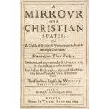 Molinier (Etienne) A Mirrour for Christian States, 1st English edition, 1635