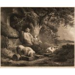 * Smith (John Raphael). Peasant and Pigs & A Conversation, June 1st, 1803