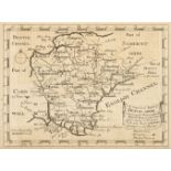 Dodsley (Robert and Cowley John). The Geography of England..., 1744