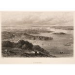 * Australia. A collection of 14 engraved views, mostly 19th century
