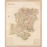 Murray (T. L.). An Atlas of the English Counties Divided into Hundreds &c...., 1831