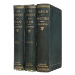 Darwin (Charles). The Descent of Man, 1st edition, 2 volumes, London: John Murray, 1871