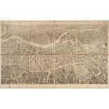 * London. Banks (John Henry & Co. publishers), A Balloon View of London..., 1851