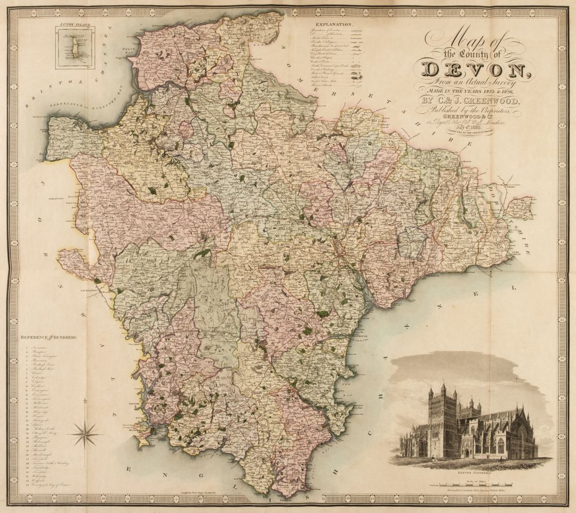 Greenwood (C. & J.). Fifteen British County Maps, circa 1828