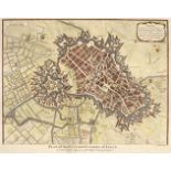Basire (J.). A collection of 65 prospects of fortified towns and battle plans, circa 1750