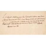 * Lafayette (Marie Joseph de, 1757-1834). Autograph letter signed, 1833