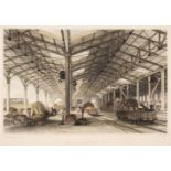 * Bourne (John C.). Goods Shed - Bristol & Bristol Station, 1846