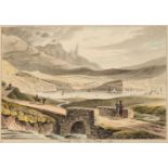 Scotland. Album of 79 watercolours after William Daniell's Voyage Round Great Britain, circa 1830