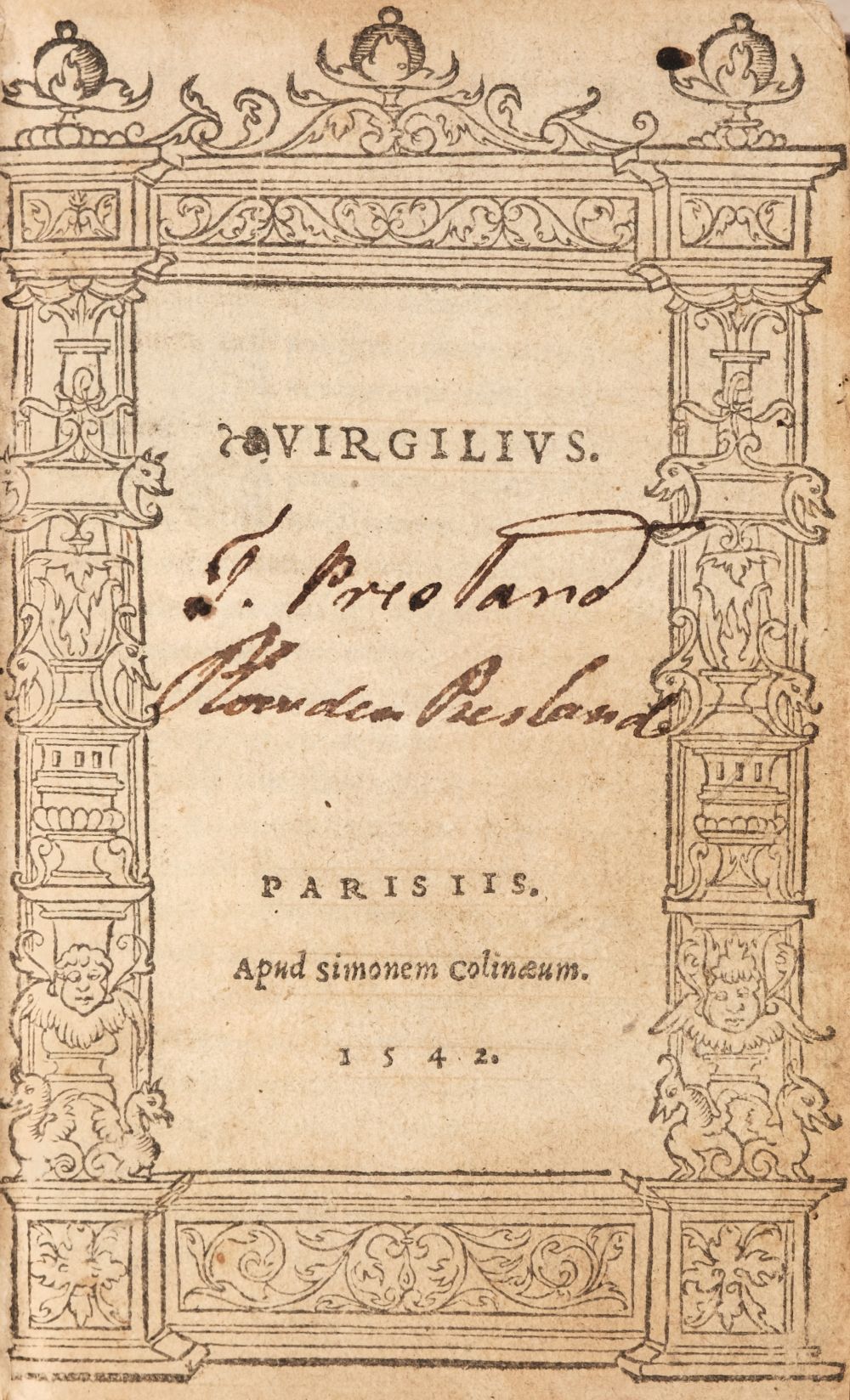 Virgil. Virgilius [Opera], Paris: Simonem Colinaeum, 1542