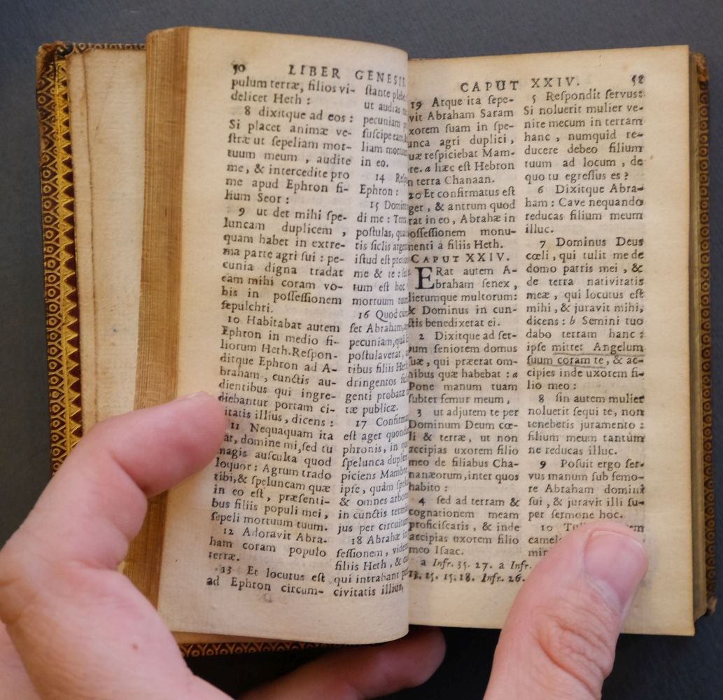 Bible [Latin]. Biblia Sacra vulgatae editionis, 7 vols., Paris: Fredericum Leonard, 1705 - Image 11 of 15
