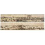 * Race Courses. Alken (H.). Two Panoramas of Epsom and Aintree Racecourse, circa 1860
