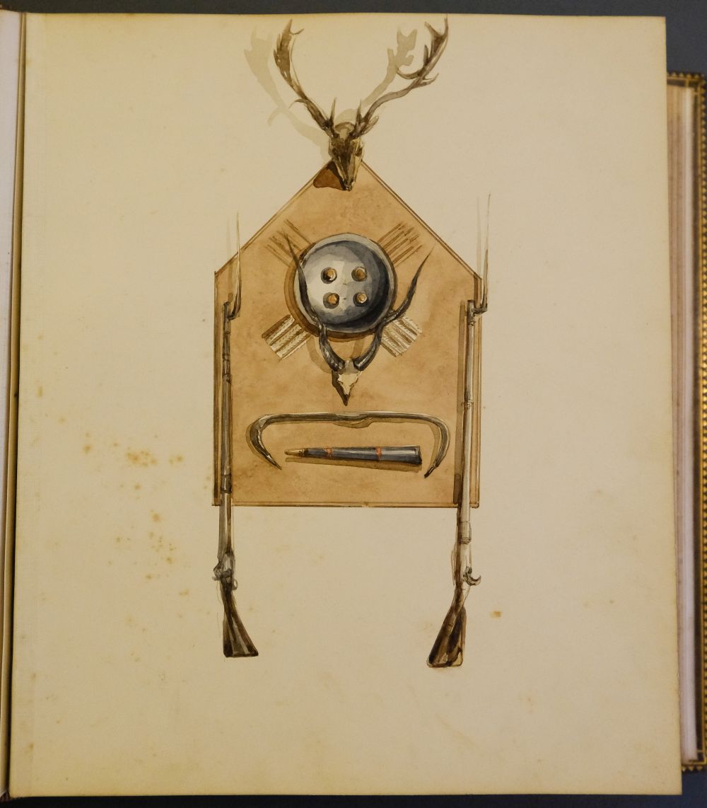 D'Oyly (Charles). Armoury Book, circa 1860 - Image 15 of 26