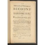 Saul (Edward). Historical & Philosophical Account of the Barometer, 1730