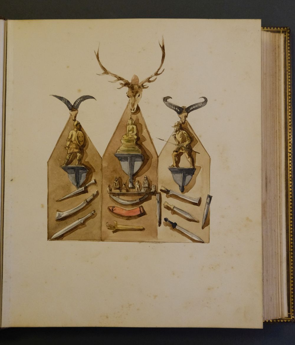 D'Oyly (Charles). Armoury Book, circa 1860 - Image 19 of 26