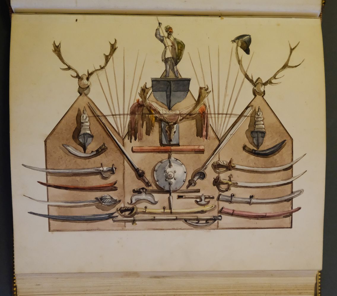 D'Oyly (Charles). Armoury Book, circa 1860 - Image 14 of 26
