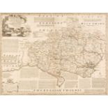 Hampshire & Dorset. Kitchin (T. & Bowen E.). A New Improved Map of Hampshire..., circa 1765