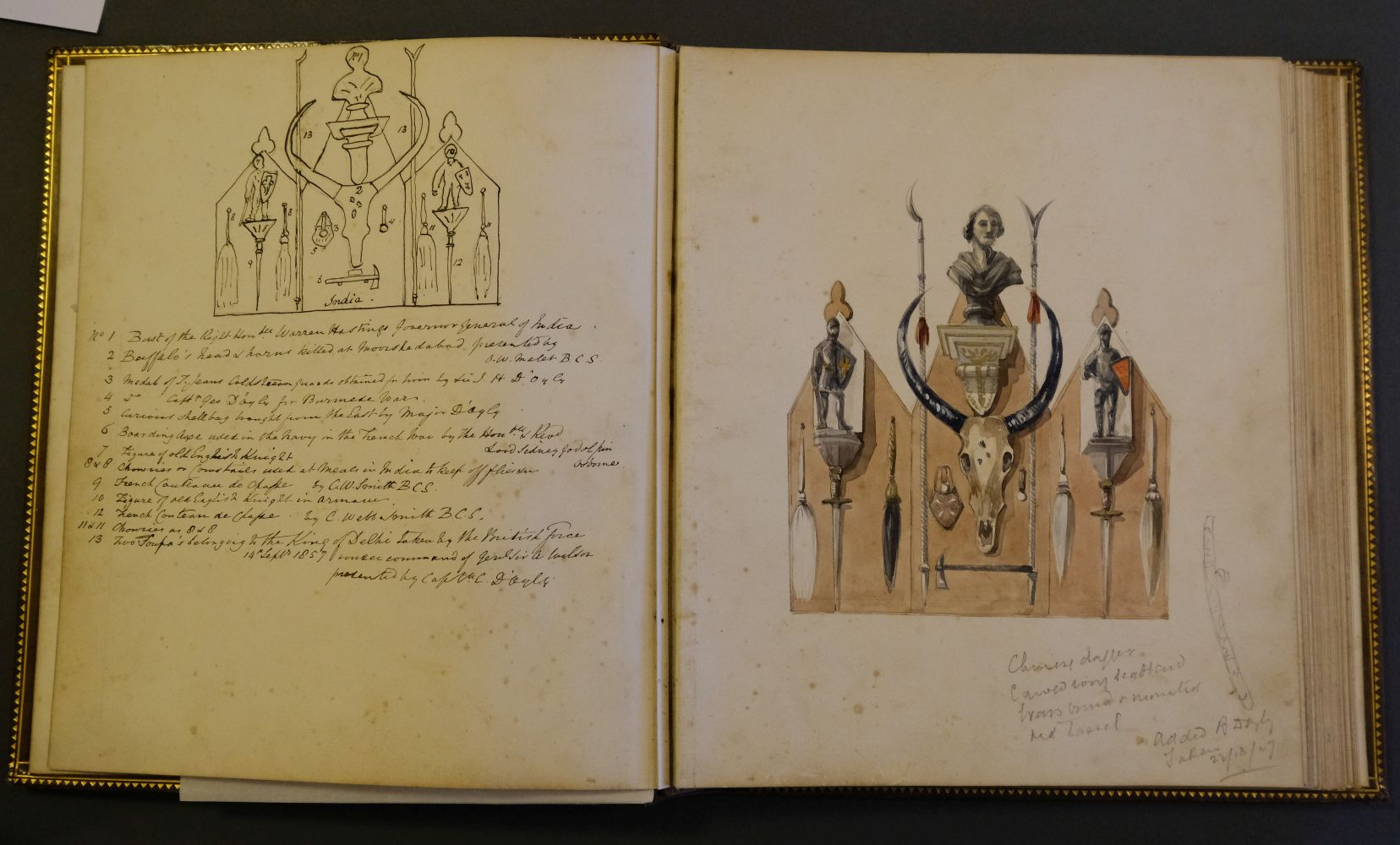 D'Oyly (Charles). Armoury Book, circa 1860 - Image 22 of 26