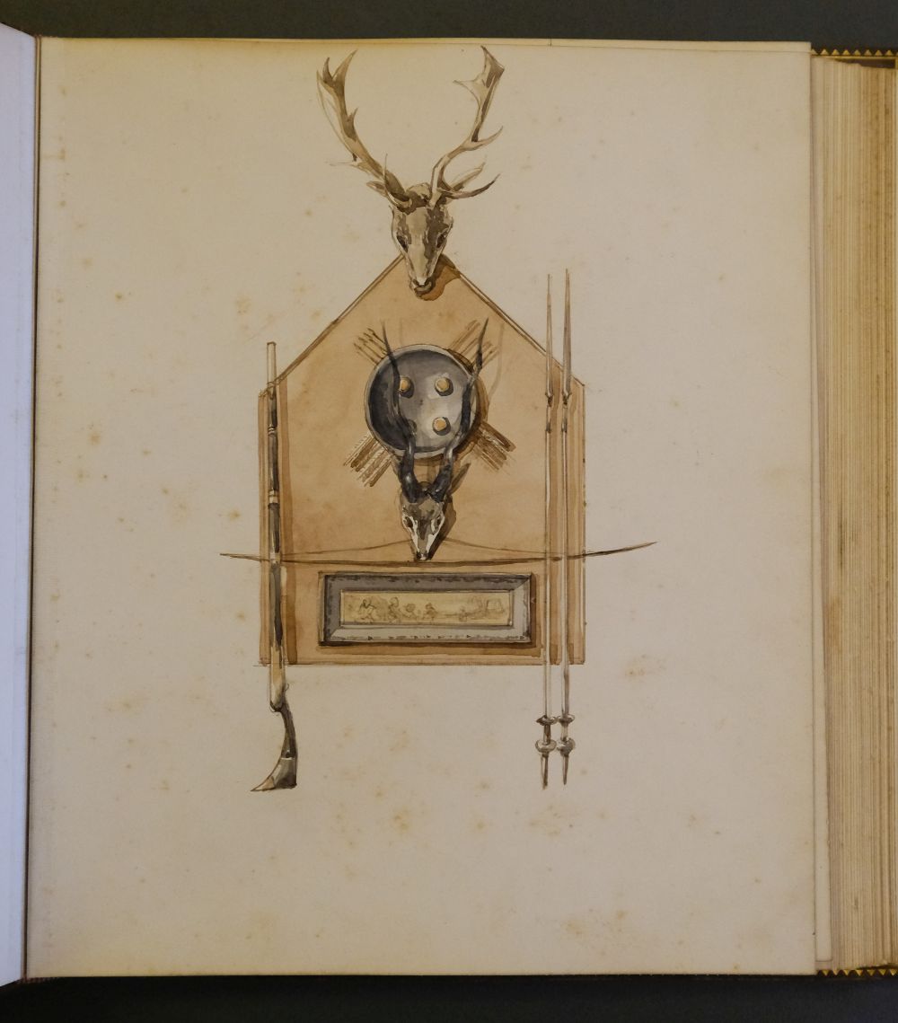D'Oyly (Charles). Armoury Book, circa 1860 - Image 16 of 26