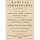 Hunter (William). Medical Commentaries. Part I., 2nd edition, 1777