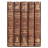 Bewick (Thomas). Works, 5 vols, 1885-87