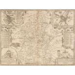 * Staffordshire. Speed (John), Stafford Countie and Towne..., 1676