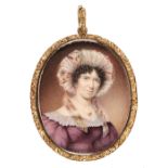 * English School. Portrait of a lady, circa 1830s