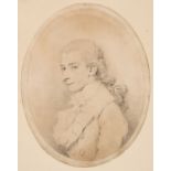 * Downman (John, Circle of 1750-1824). Portrait of a youth, late 18th century, graphite