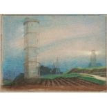 * Sleigh (Bernard 1872-1954). Lighthouses, Flambro' Head [sic], old 'n' new