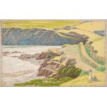 * Sleigh (Bernard 1872-1954). Polperroway [sic], near Looe, Cornwall, & St. Ives