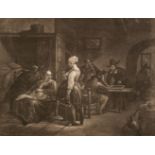 * Stolker (Jan, 1724-1785). Backgammon Players in an inn