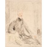 * Linnell (John, 1792-1882) A Portrait Sketch of a gentleman