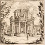 * Buffagnotti (Carlo Antonio, after Bibiena. Stage Sets for 'Endimione', etchings, 1699-1710