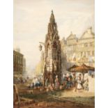 * Prout (Samuel, 1783-1852). Rouen Market Place