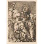 * Beham, Hans Sebald, St Anthony the Hermit, engraving, 1521