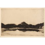 * Cameron (David Young, 1865-1945). Ben Lomond, etching,