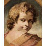 * Reynolds, Sir Joshua (1723-1792), Head of an Angel, or Child, after Correggio, oil on canvas