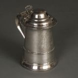 * Tankard. A George III silver tankard by John Swift, London 1773