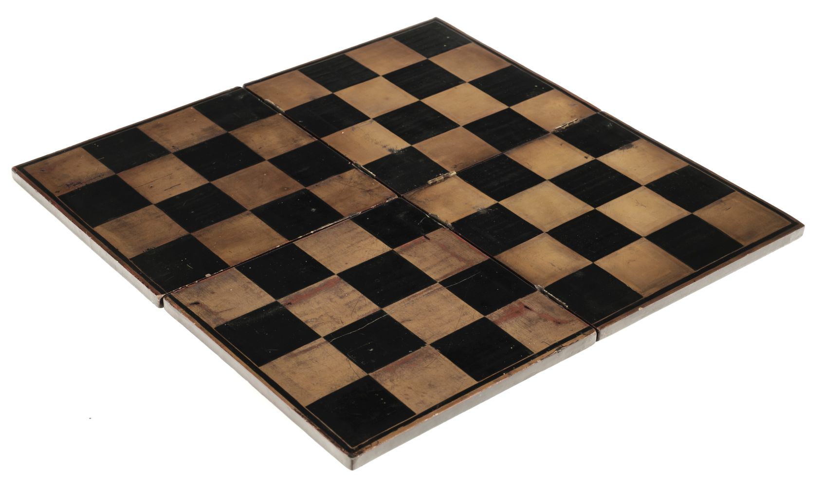 * Chess. A 19th-century folding chessboard - Image 3 of 3