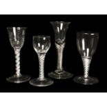 * Drinking Glass. 18th-century drinking glasses