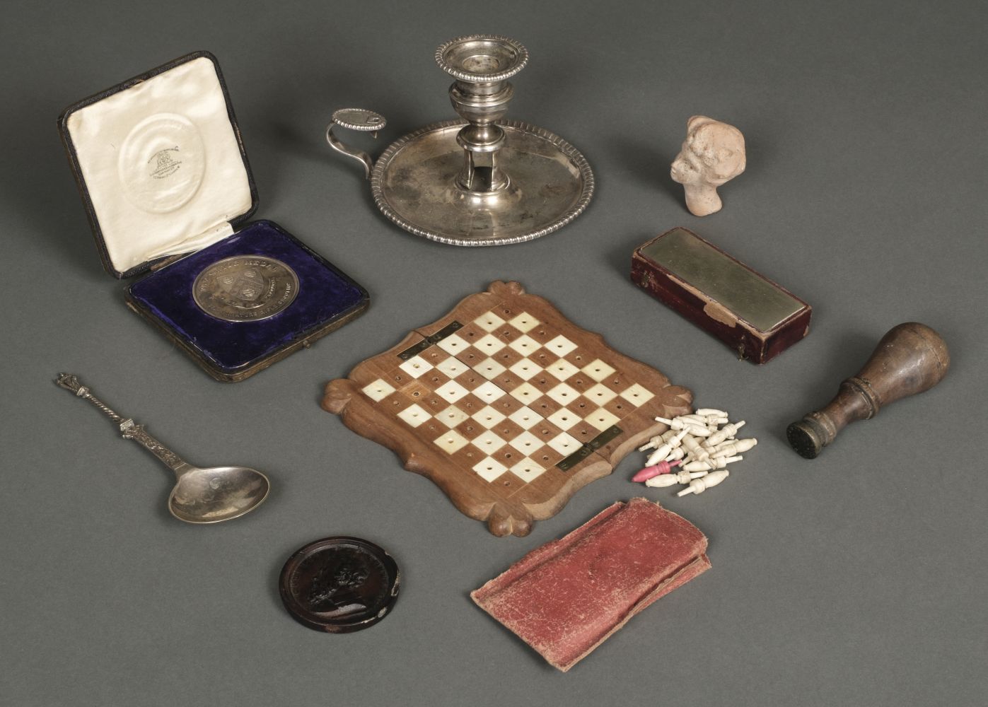 * Boulton (Matthew, 1728-1809). A silver-plated chamberstick and other items