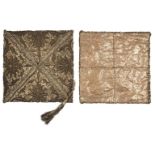 * Ottoman. A pair of metalwork letter bags, early 18th century