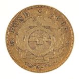 * Gold Coin. South Africa 1/2 Pond 1896